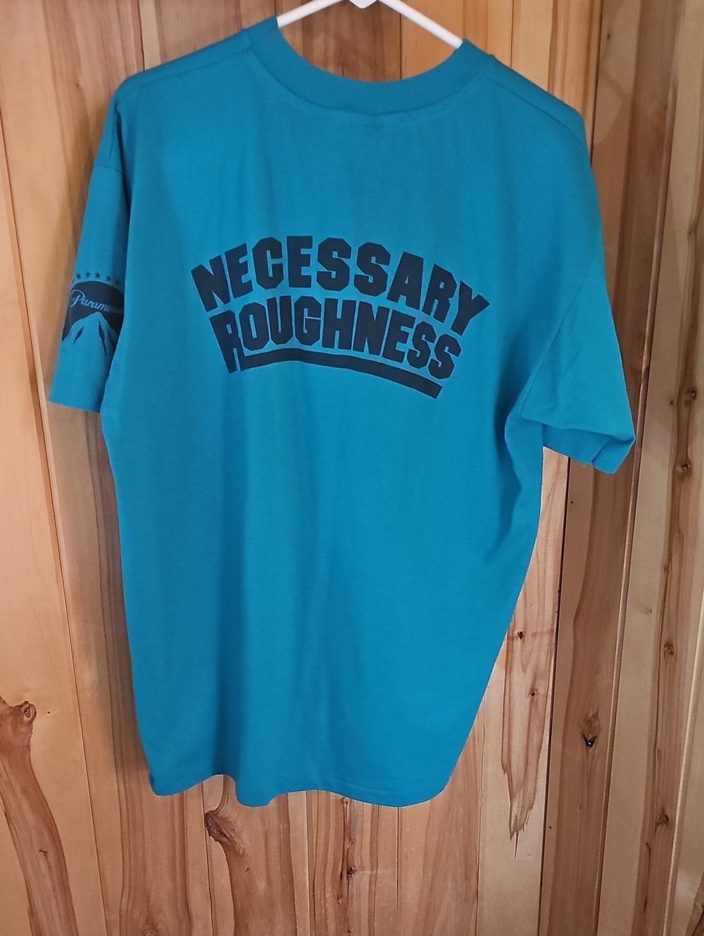 1991 NECESSARY ROUGHNESS VHS PROMO TEE 🏈📼